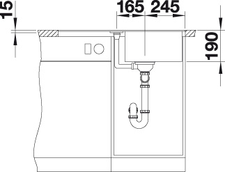 BLANCO METRA 45 S-F MX